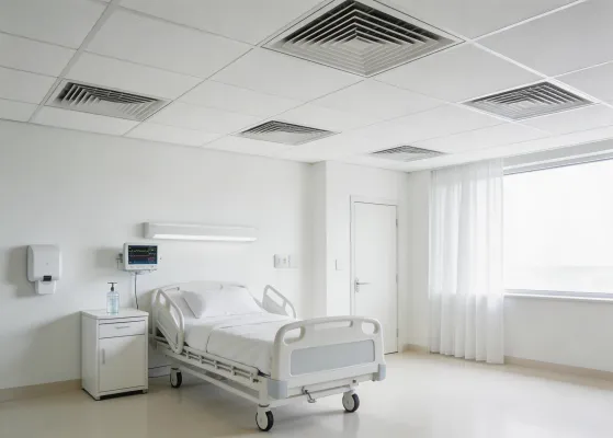Healthcare facility climate control systems